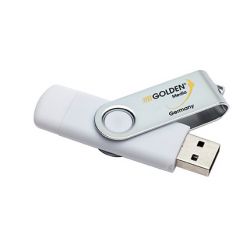 G.M. USB + Mini USB Stick 16GB